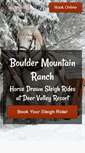 Mobile Screenshot of bouldermountainranch.com